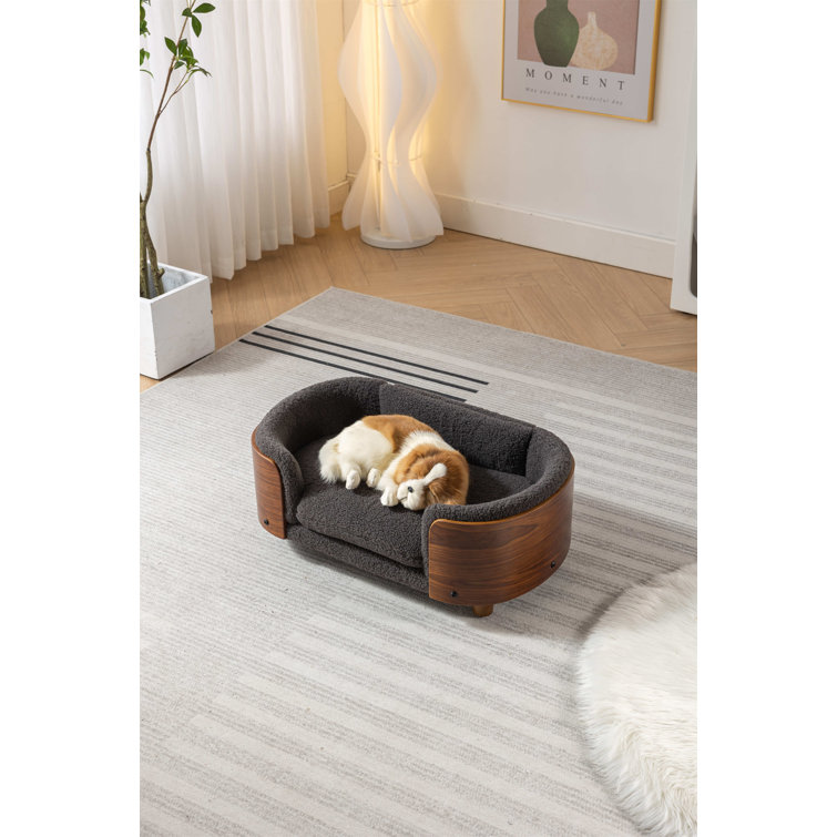 Walnut dog outlet bed